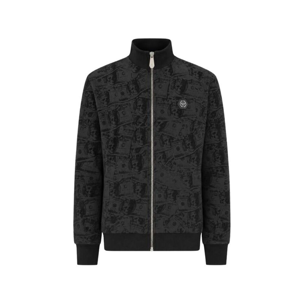 Philipp Plein Black Jackets - Sport Jackets & Windbreakers Men